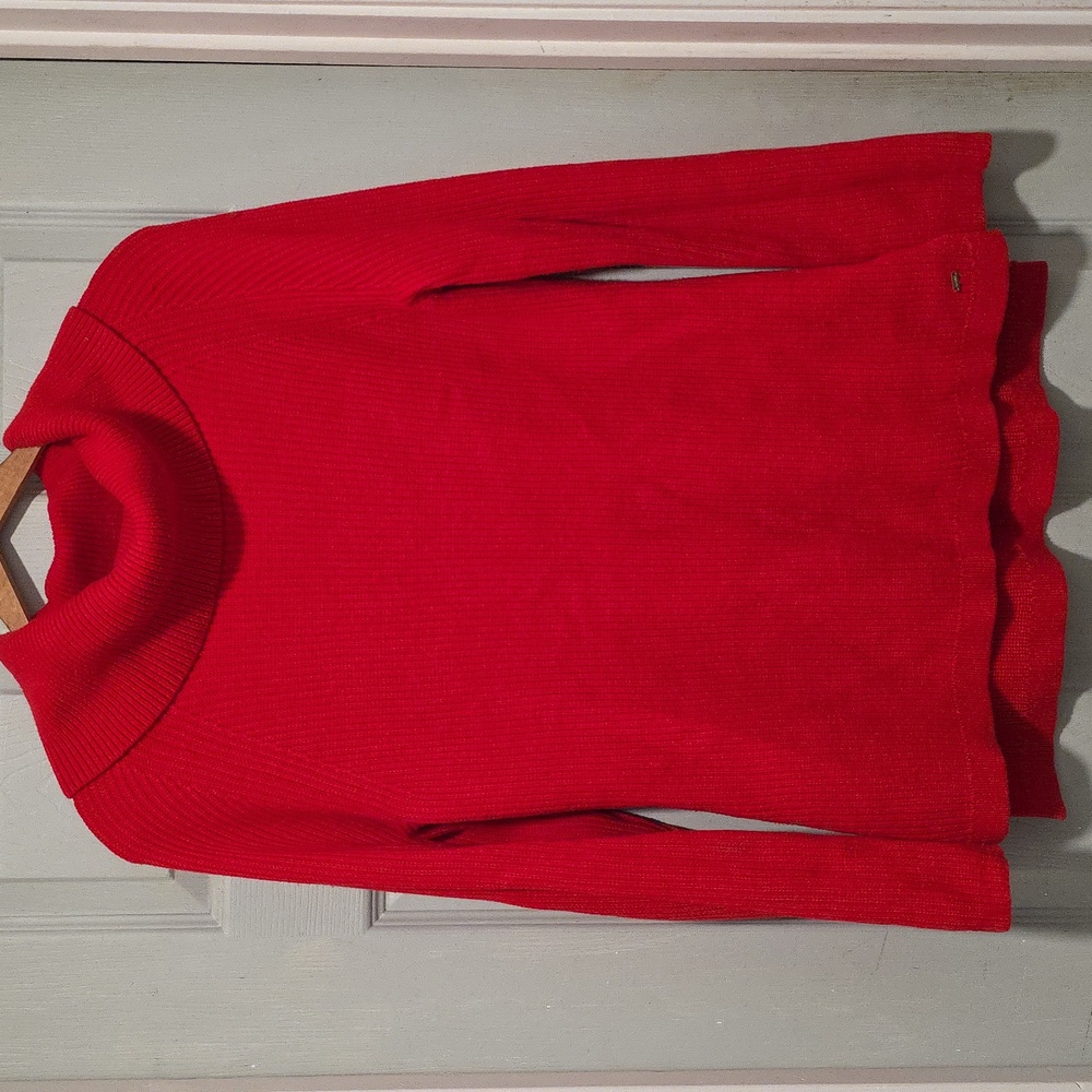 Tommy Hilfiger oversized knit turtleneck sweater long